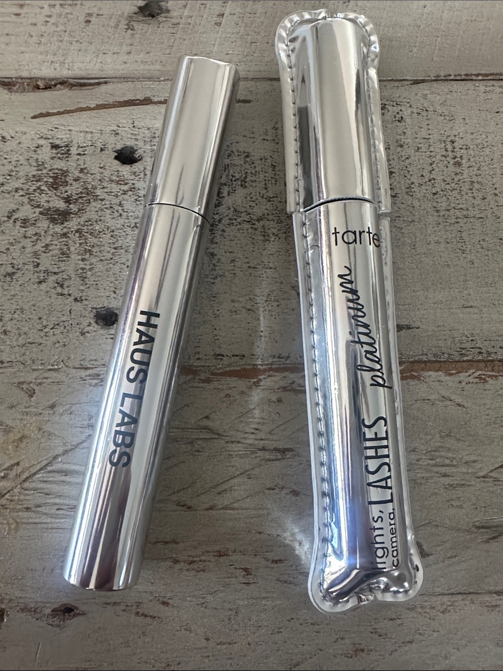 High-End Mascara Duo: Haus Labs + Tarte Platinum